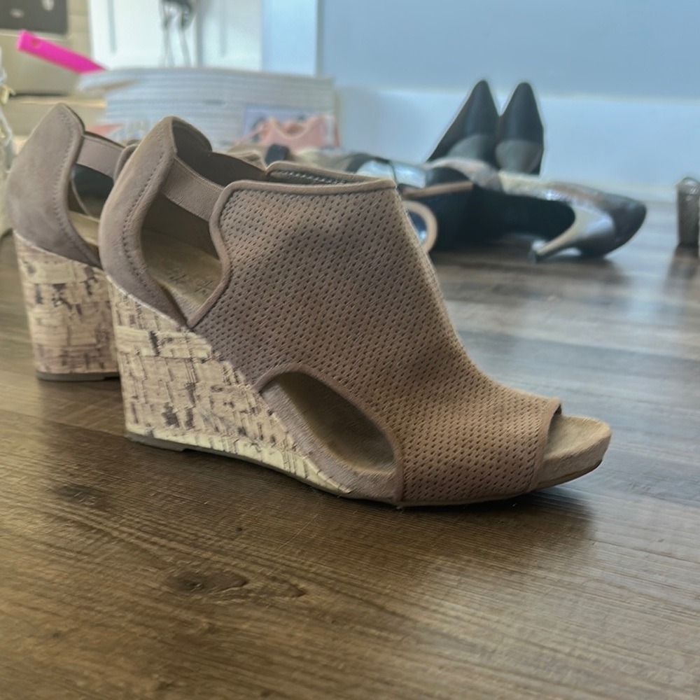 Brown Wedge Sandals